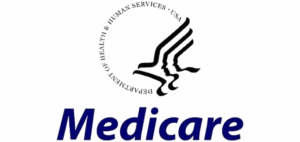 Logo of the U.S. Department of Health and Human Services with Medicare text.