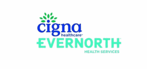 Logos of Cigna Healthcare and Evernorth Health Services.